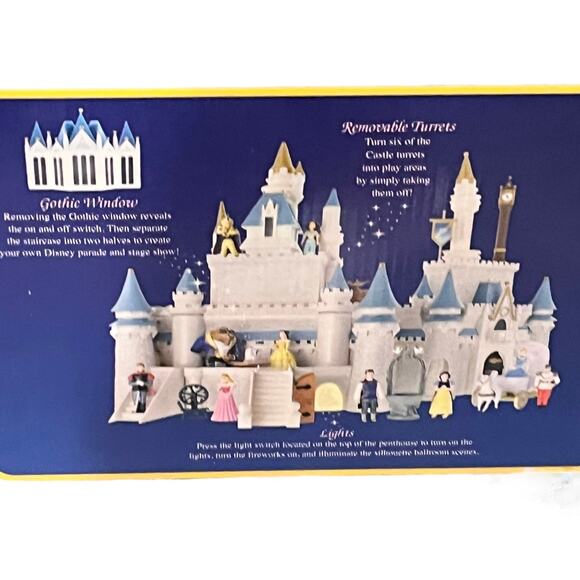 NEW Disney World CASTLE PLAYSET Cinderella Princess Friends Figurines Lights LG - Picture 8 of 16